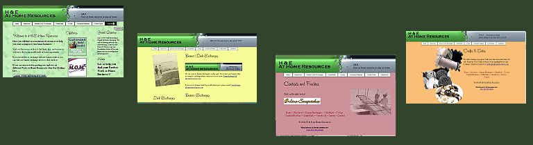 Random snapshots of sites designed by Creative Splendor Web Design & Development