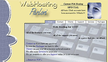 WebHosting ParLori Web Site WebHosting ParLori Web Site